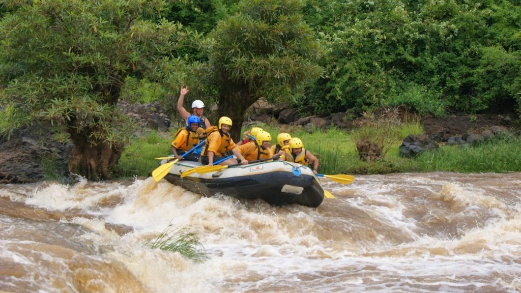 White water rafting adventure Kenya