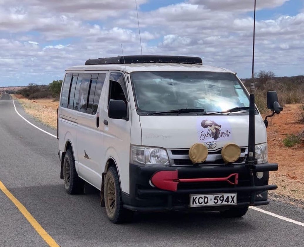 Kenya safari vehicles vans