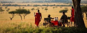 Honeymoon safari Kenya Sundowner