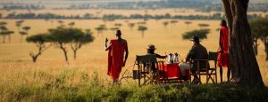 Honeymoon safari Kenya Sundowner