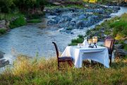 Elewana sand river outdoor Breakfast