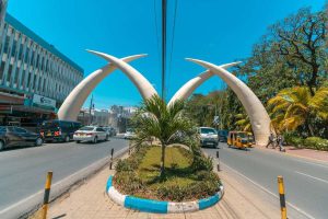 Mombasa Tusks Monument Kenya
