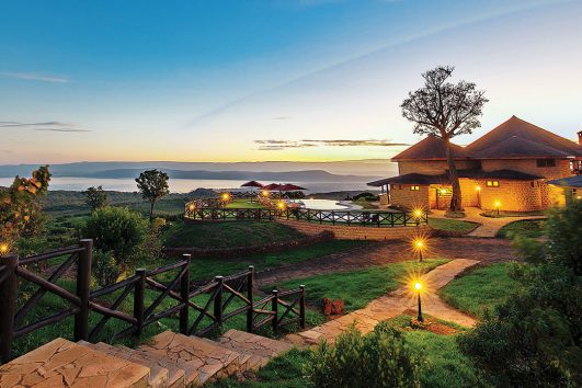 Lake Nakuru Sopa Lodge Sunset