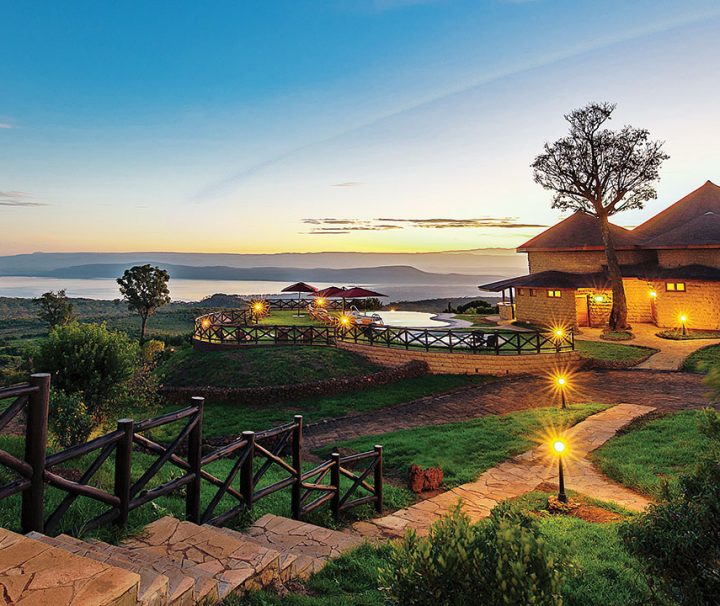Lake Nakuru Sopa Lodge Sunset