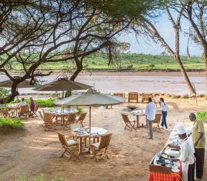Elephants Bedroom Camp Outdoor meals