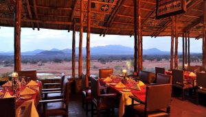 Kilaguni Serena Lodge Restaurant View