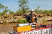 Man Eaters Camp River Breakfast