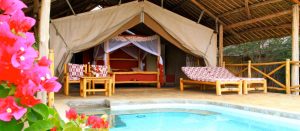Manyatta Camp in Tsavo East